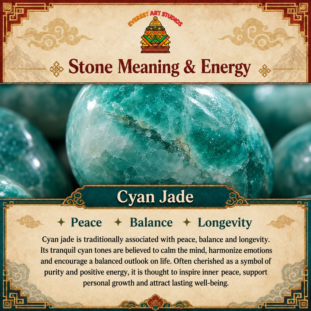 EverestArtstudios cyan jade meaning and symbolism