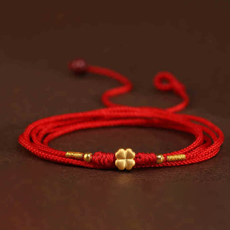 EverestArtStudios 999 Solid Gold Red String Waist Chain