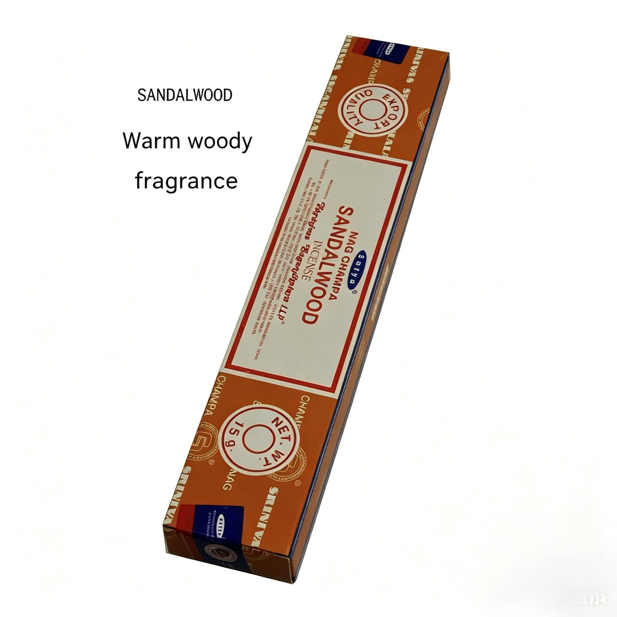 正宗 Nag Champa Sai Baba 线香 | 天然印度檀香与花香 | 15克 / 40克装 | 冥想与放松熏香