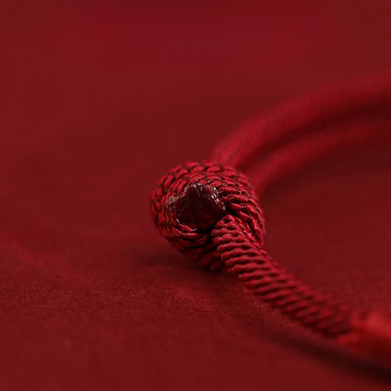 EverestArtStudios 999 Gold Ring Design Handmade Fortune Braided Red Cord Bracelet Anklet