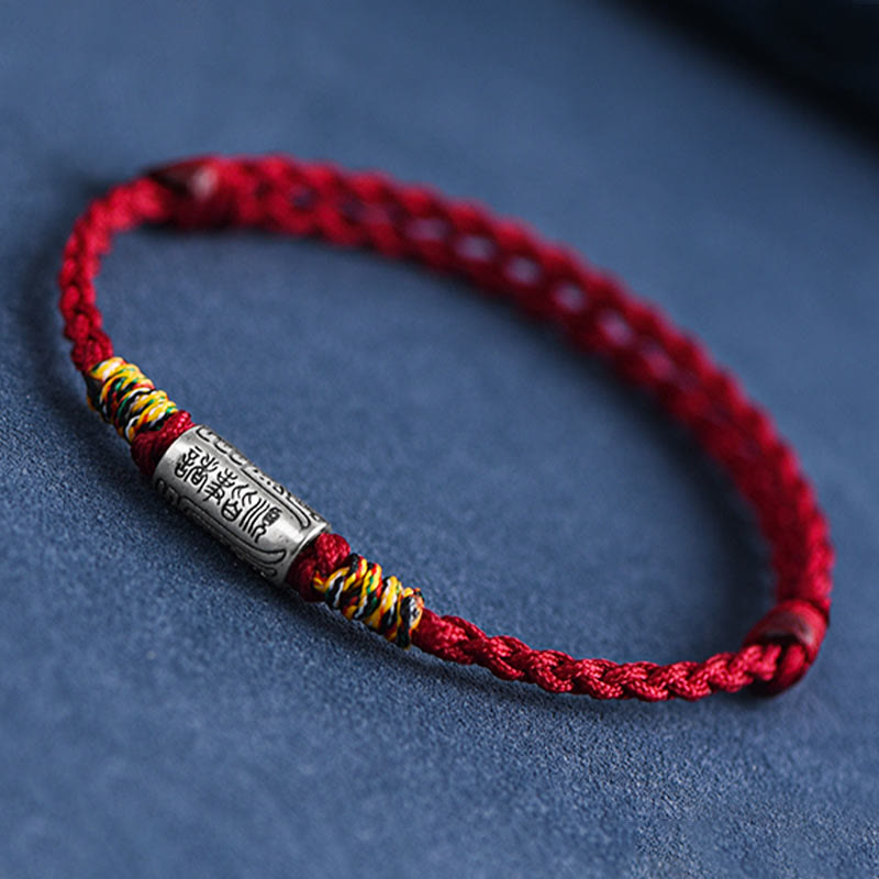 EverestArtStudios Artisanal 925 Sterling Silver Everything Goes Well Motif Safeguard Power Bracelet Anklet
