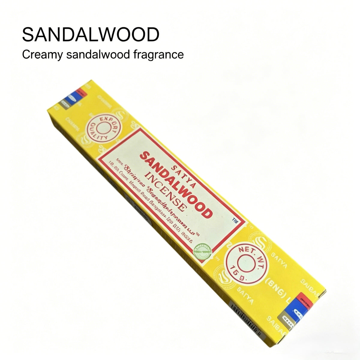 正宗 Nag Champa Sai Baba 线香 | 天然印度檀香与花香 | 15克 / 40克装 | 冥想与放松熏香