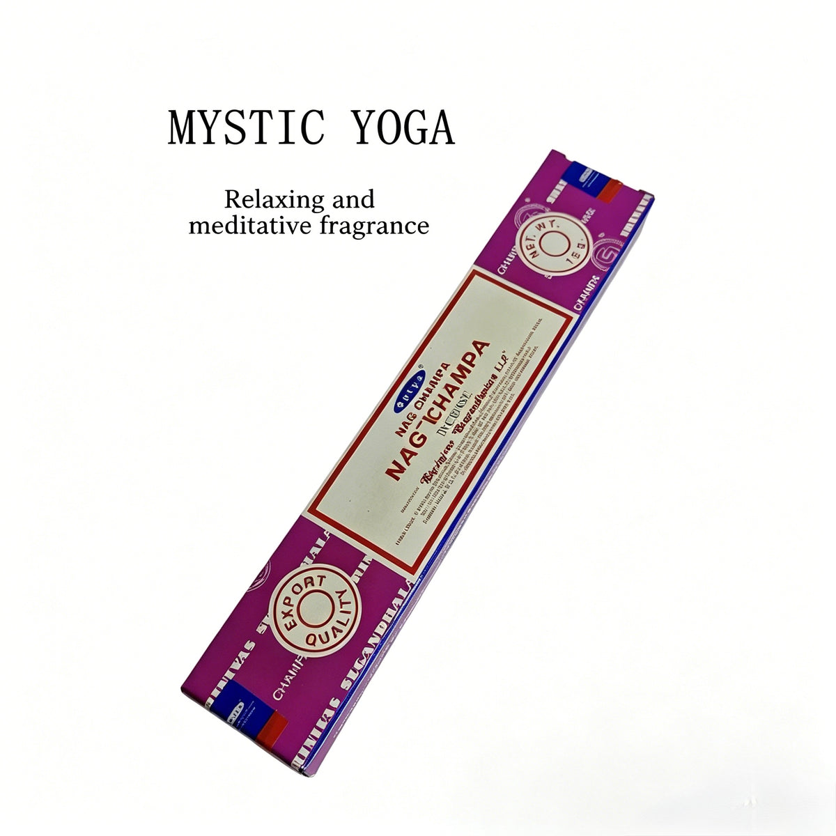 正宗 Nag Champa Sai Baba 线香 | 天然印度檀香与花香 | 15克 / 40克装 | 冥想与放松熏香