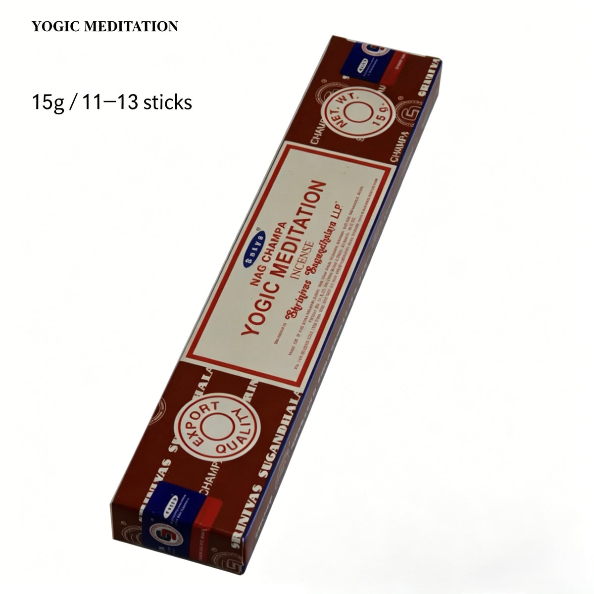 正宗 Nag Champa Sai Baba 线香 | 天然印度檀香与花香 | 15克 / 40克装 | 冥想与放松熏香
