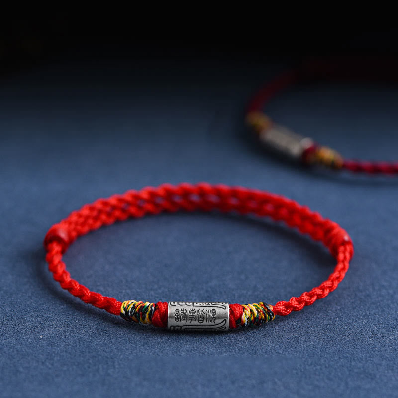 EverestArtStudios Artisanal 925 Sterling Silver Everything Goes Well Motif Safeguard Power Bracelet Anklet