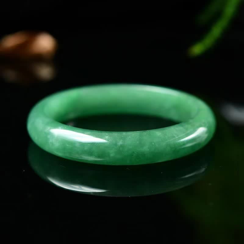 EverestArtstudios Quartzite Jade Healing Abundance Protection Bracelet Bangle