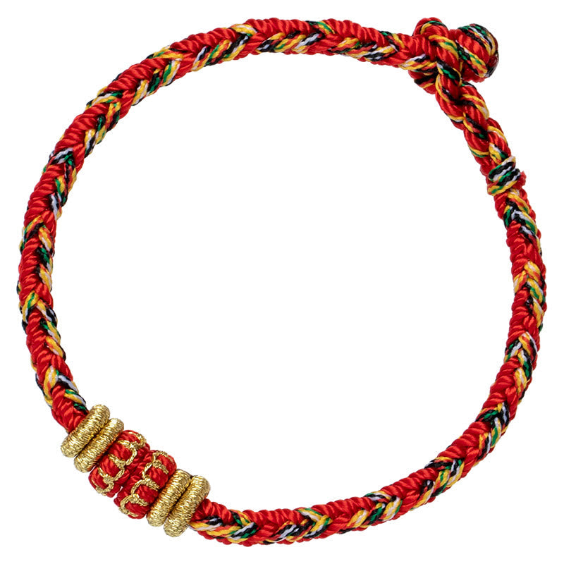 EverestArtstudios Tibet Handmade Chinese Zodiac Luck Strength Braided String Bracelet