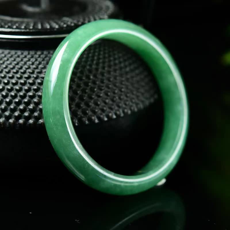 EverestArtstudios Quartzite Jade Healing Abundance Protection Bracelet Bangle