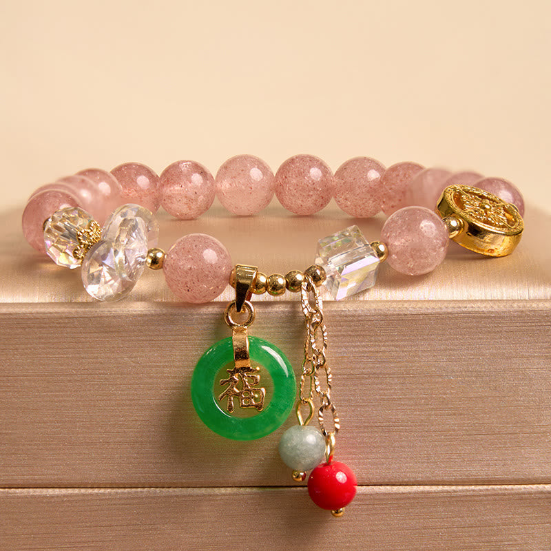 EverestArtstudios Attracting Love and Protection Pink Bracelet Bangle Bundle