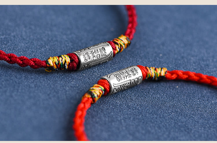 EverestArtStudios Artisanal 925 Sterling Silver Everything Goes Well Motif Safeguard Power Bracelet Anklet