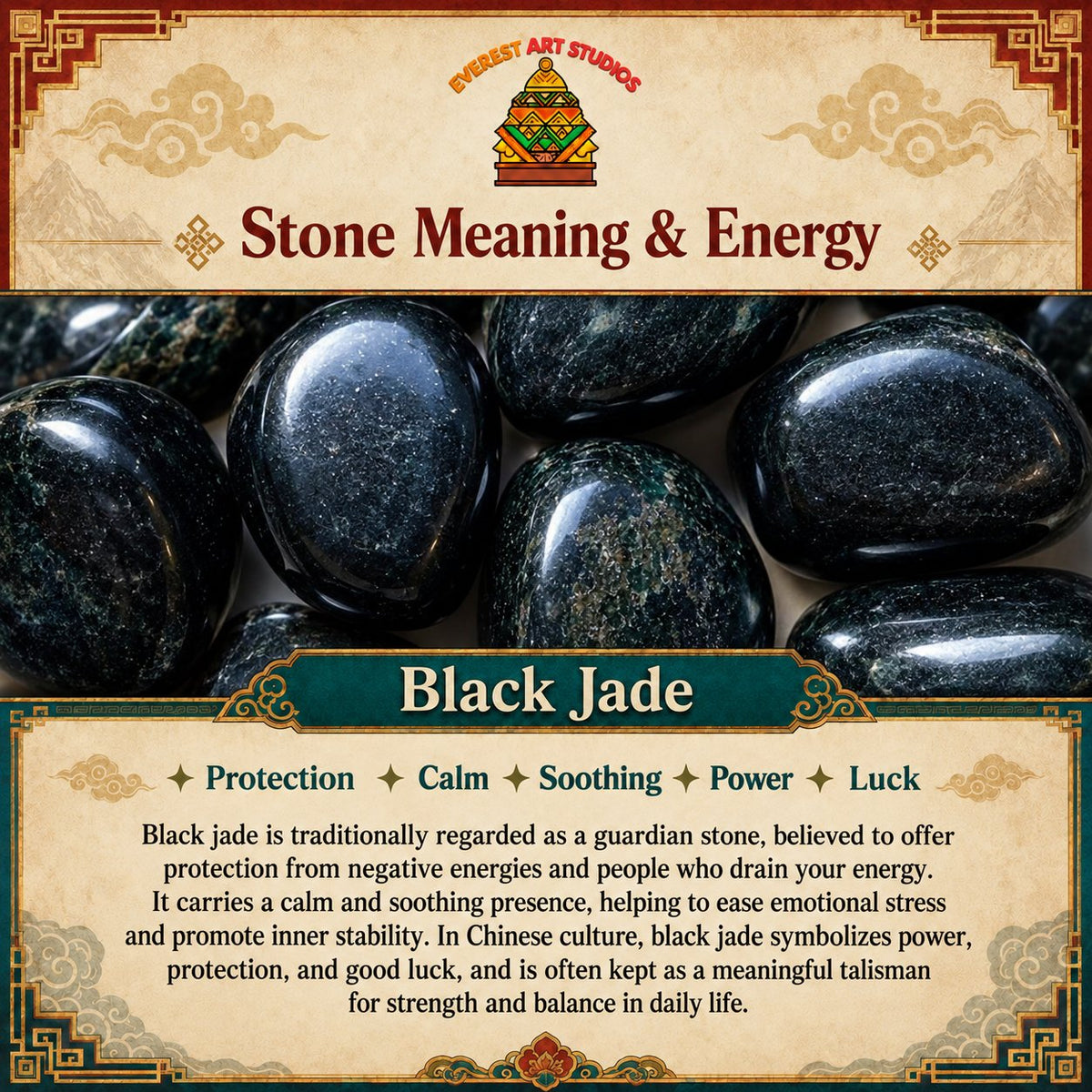 EverestArtstudios Black Jade Meaning and Energy