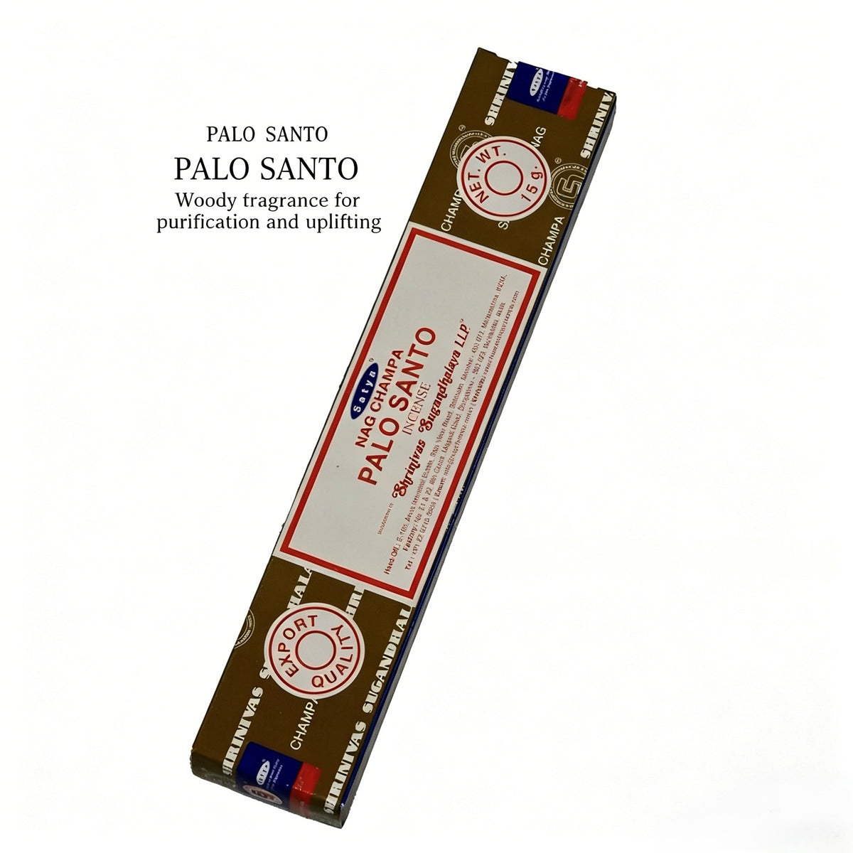 正宗 Nag Champa Sai Baba 线香 | 天然印度檀香与花香 | 15克 / 40克装 | 冥想与放松熏香