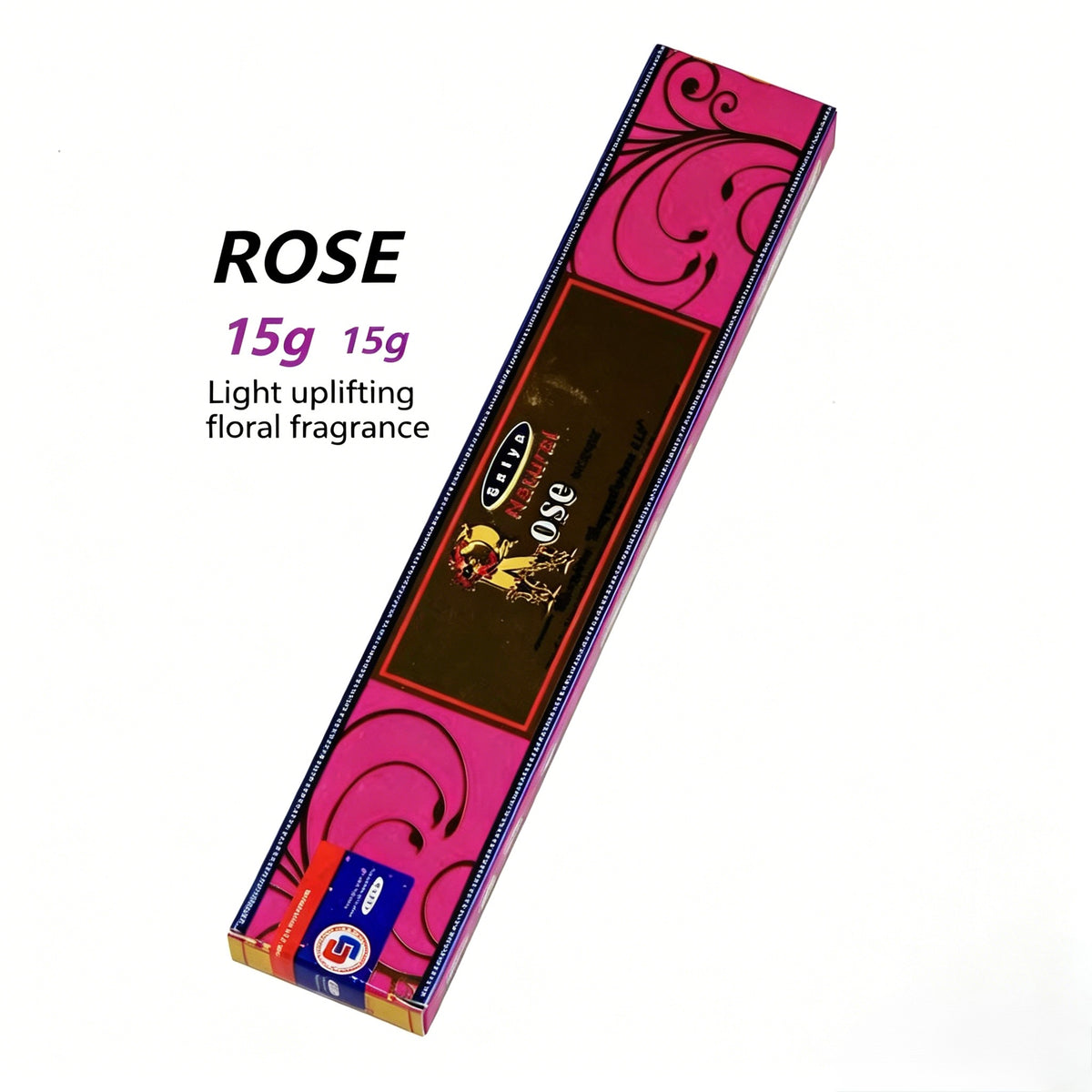 正宗 Nag Champa Sai Baba 线香 | 天然印度檀香与花香 | 15克 / 40克装 | 冥想与放松熏香