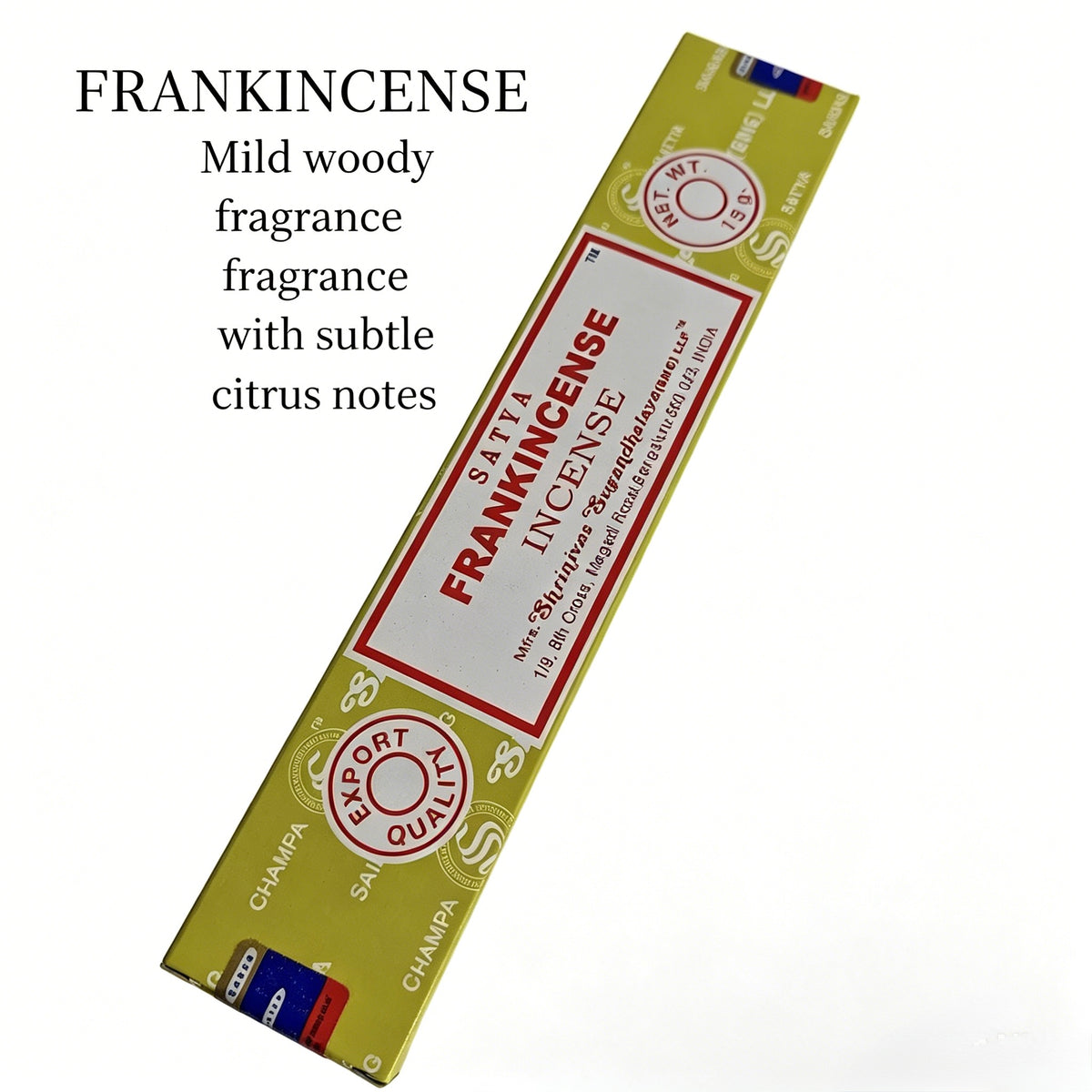 正宗 Nag Champa Sai Baba 线香 | 天然印度檀香与花香 | 15克 / 40克装 | 冥想与放松熏香
