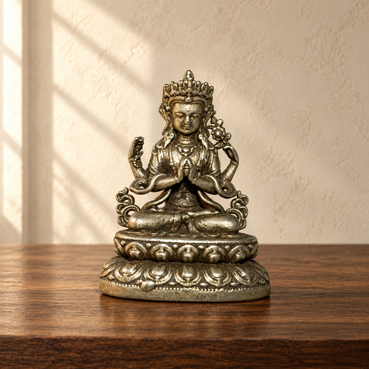 Four-Armed Avalokiteshvara miniature statue