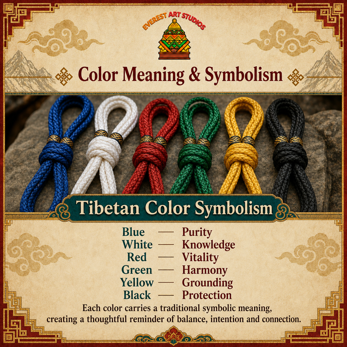 Everest Art Studios Tibetan color symbolism