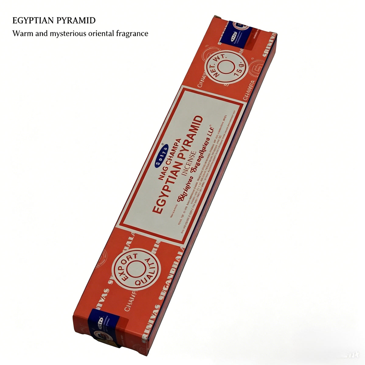 正宗 Nag Champa Sai Baba 线香 | 天然印度檀香与花香 | 15克 / 40克装 | 冥想与放松熏香