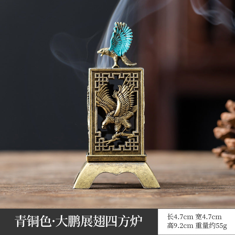 迷你祥云香炉博山炉塔香香道香薰炉茶道摆件家用室内檀香炉