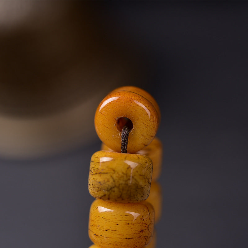 EverestArtstudios 加持 EverestArtstudios 西藏天然老犛牛骨桶珠 108 顆念珠
