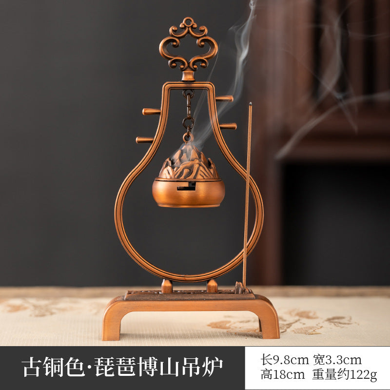 Cross-border hot-selling search banner magic lamp small incense burner wishing magic lamp small auspicious cloud elf aromatherapy burner handicraft ornament