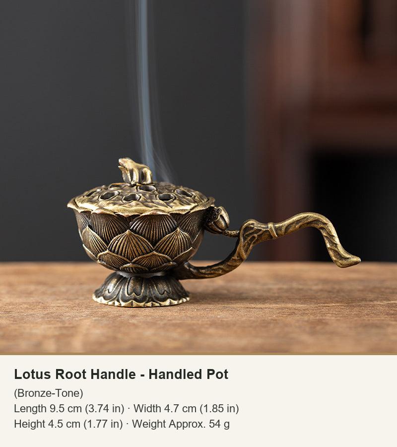 Lotus Root Handle - Handled Pot
