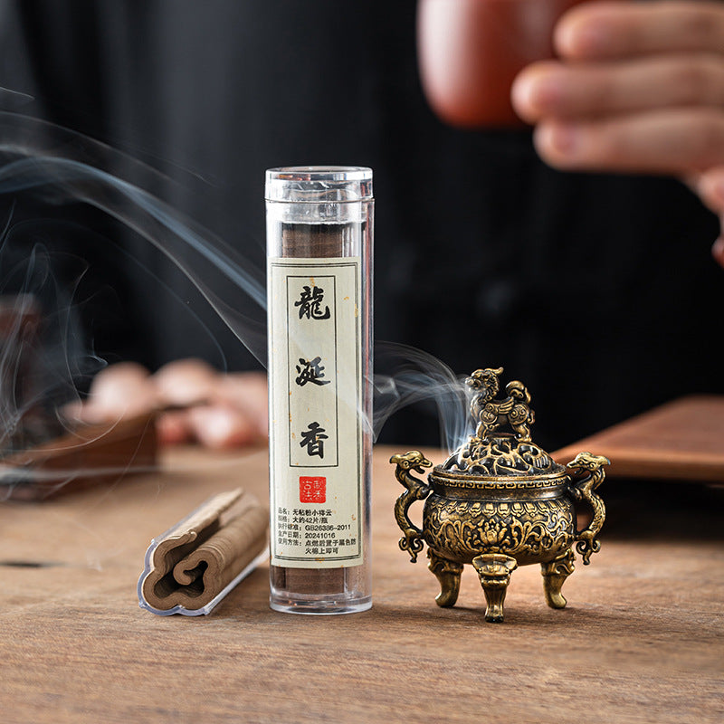 Wholesale Explosive Kirin Incense Burner Small Xiangyun Disk Incense Burner Household Ornament Indoor Creative Small Incense Burner Agarwood Aromatherapy Burner