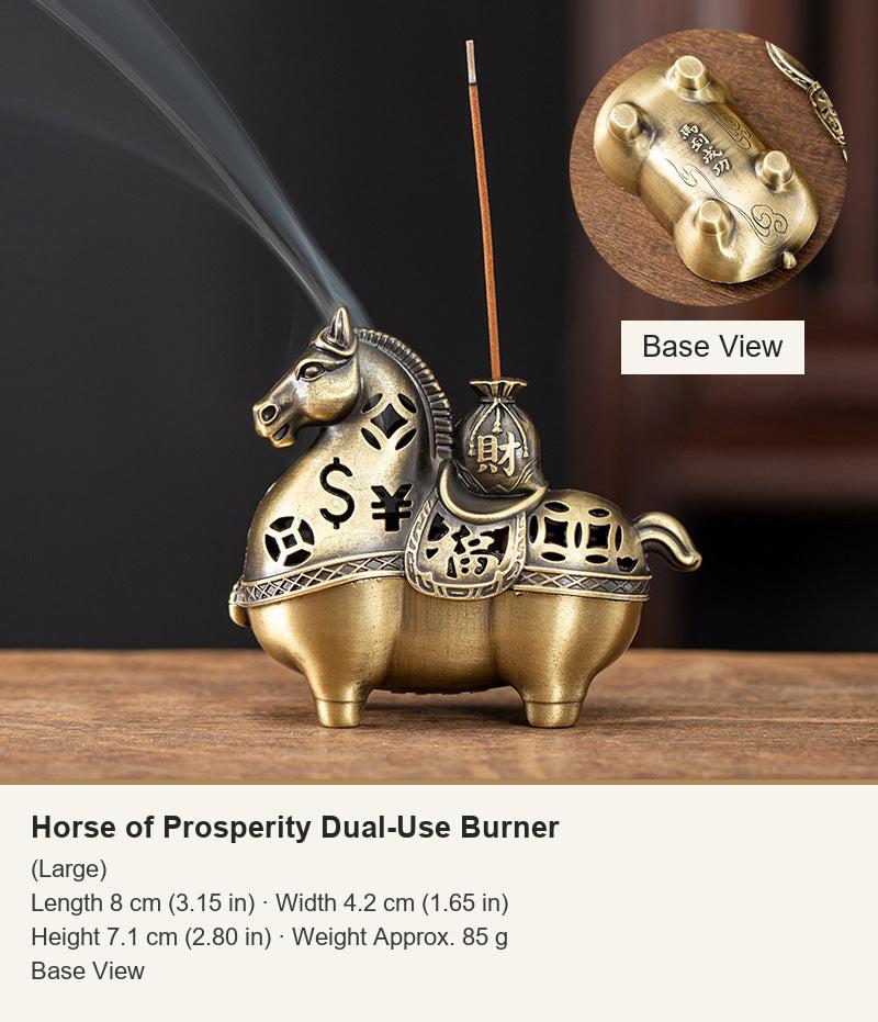 Horse of Prosperity Dual-Use Burner