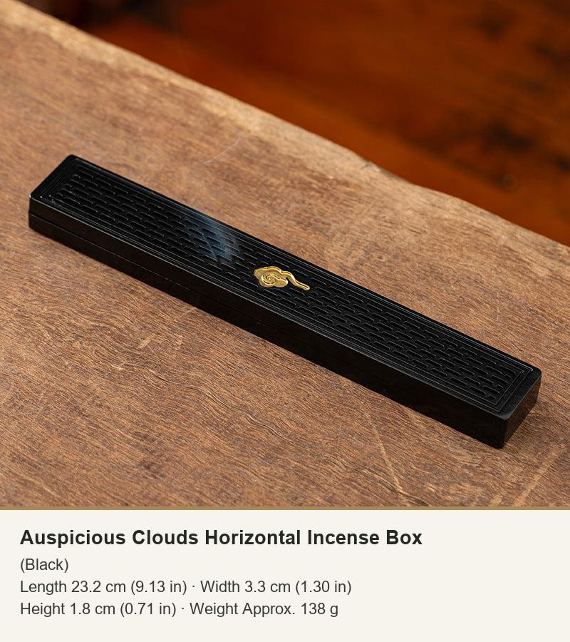 Auspicious Clouds Horizontal Incense Box
