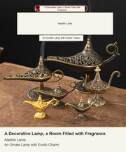 A Decorative Lamp, a Room Filled with Fragrance