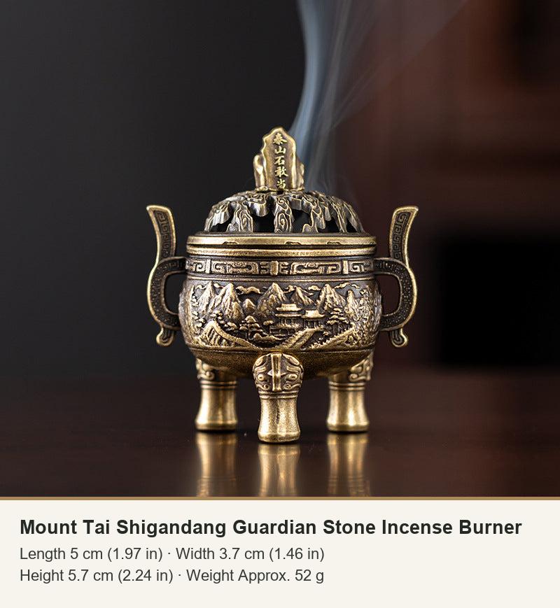 Mount Tai Shigandang Guardian Stone Incense Burner