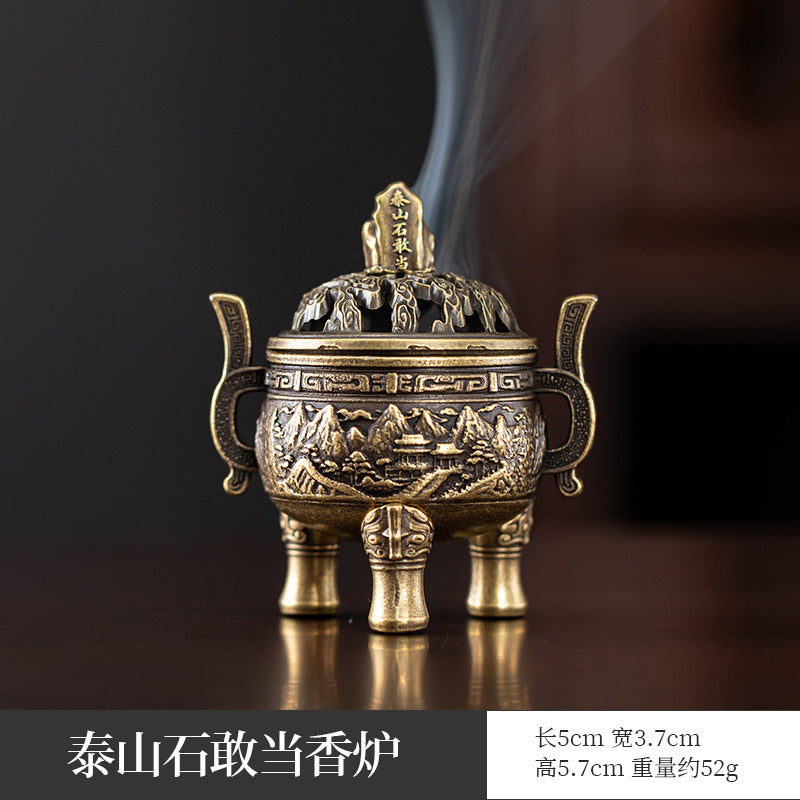 Cross-border hot-selling search banner magic lamp small incense burner wishing magic lamp small auspicious cloud elf aromatherapy burner handicraft ornament