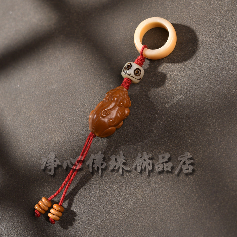 EverestArtstudios 橄欖核雕吉祥圖案手串系列