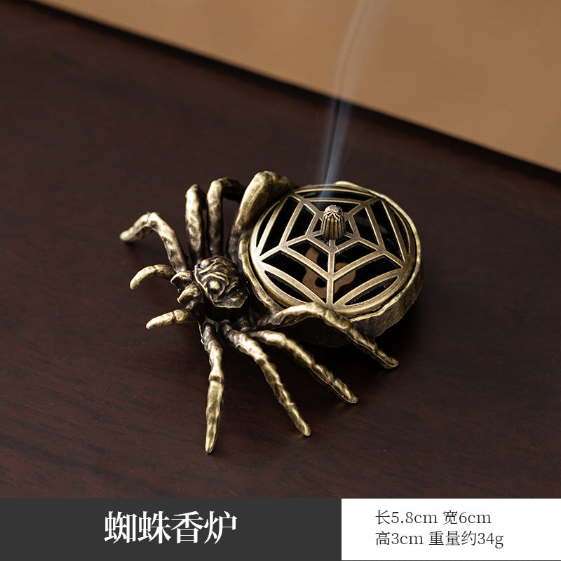 Cross-border hot-selling search banner magic lamp small incense burner wishing magic lamp small auspicious cloud elf aromatherapy burner handicraft ornament
