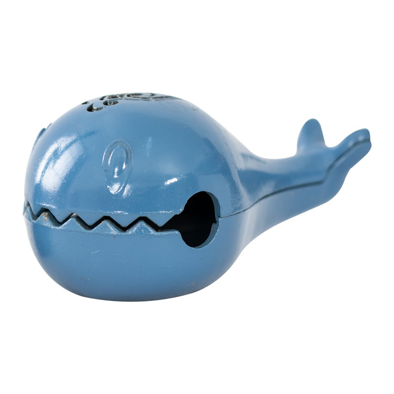 Blue whale small incense burner incense seal tool small auspicious cloud disc incense burner creative aromatherapy burner multi-functional incense burner tea ceremony ornament