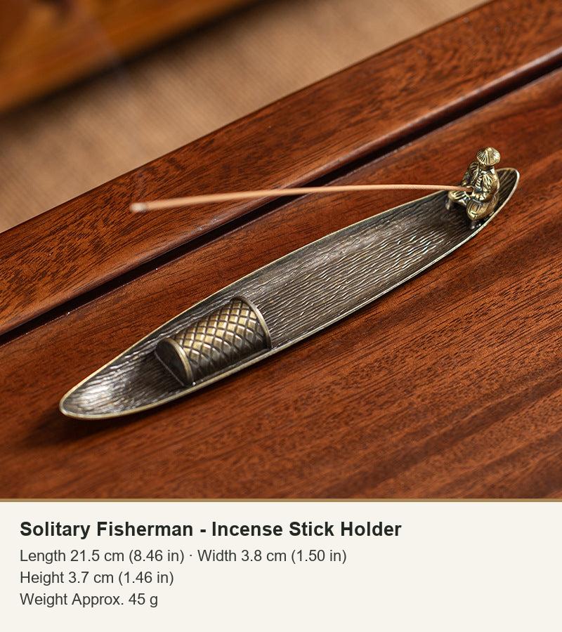 Solitary Fisherman - Incense Stick Holder