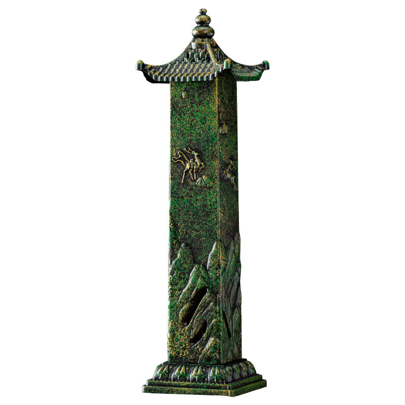 Lacquer cultural and creative three-dimensional incense burner creative Xianglu Tanyun ancient style aromatherapy burner household indoor sandalwood burner tea ceremony ornament