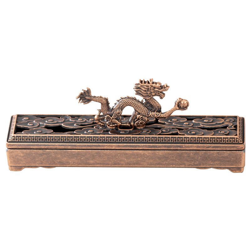 Jiaolong Play Bead Incense Burner Sandalwood Line Incense Burner Indoor Aromatherapy Short Incense Box Line Incense Burner Ornament