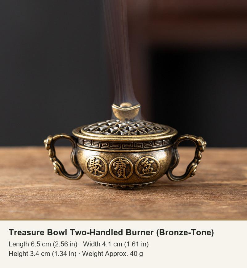 Treasure Bowl Two-Handled Burner (Bronze-Tone)
