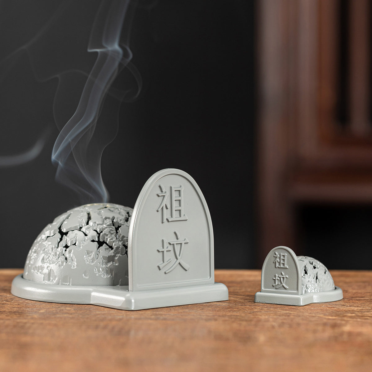 Creative ancestral grave smoke incense burner hot-selling funny retro incense burner tea table desk office desktop metaphysical ornament