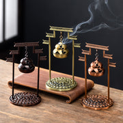 Chinese aromatherapy furnace Nantianmen hanging furnace Xiaoxiangyun incense burner Rizhao Jinshan Fulu hanging furnace ornament