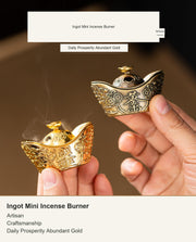 Ingot Mini Incense Burner