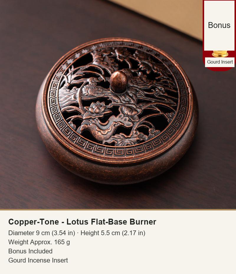Copper-Tone - Lotus Flat-Base Burner