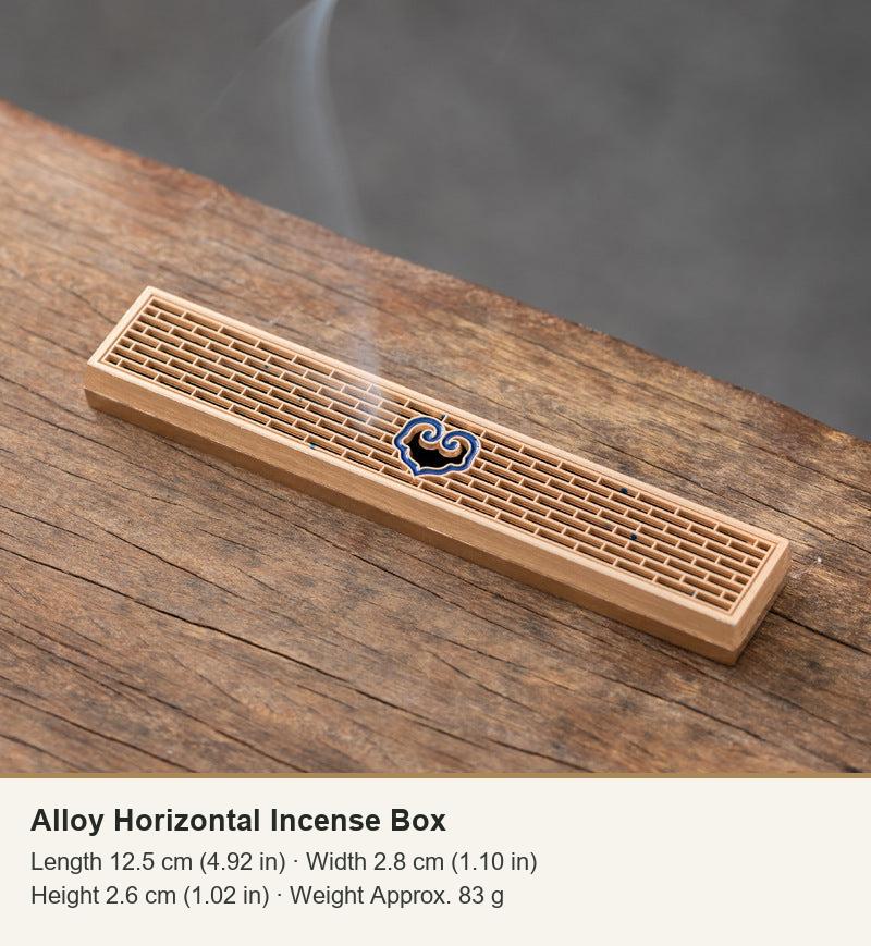 Alloy Horizontal Incense Box