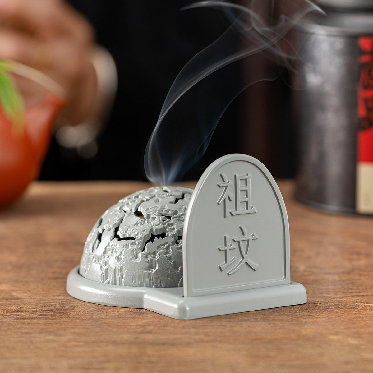 Creative ancestral grave smoke incense burner hot-selling funny retro incense burner tea table desk office desktop metaphysical ornament