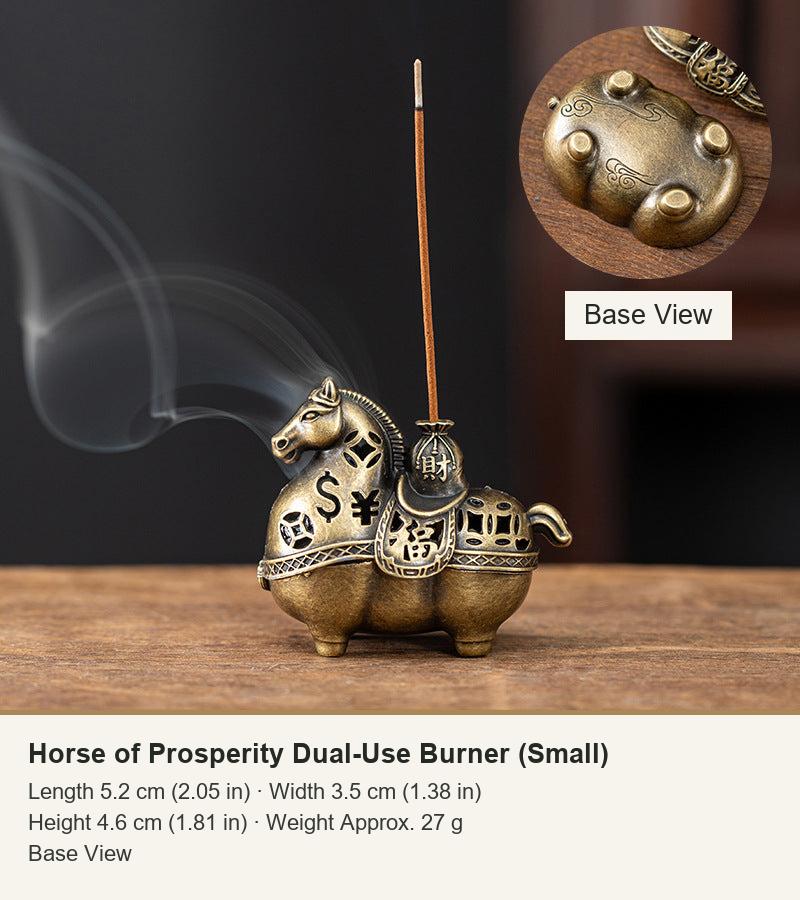 Horse of Prosperity Dual-Use Burner (Small)