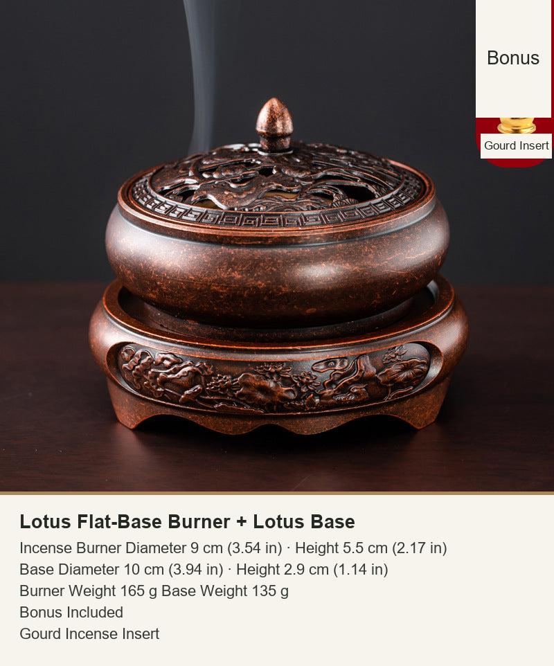 Lotus Flat-Base Burner + Lotus Base