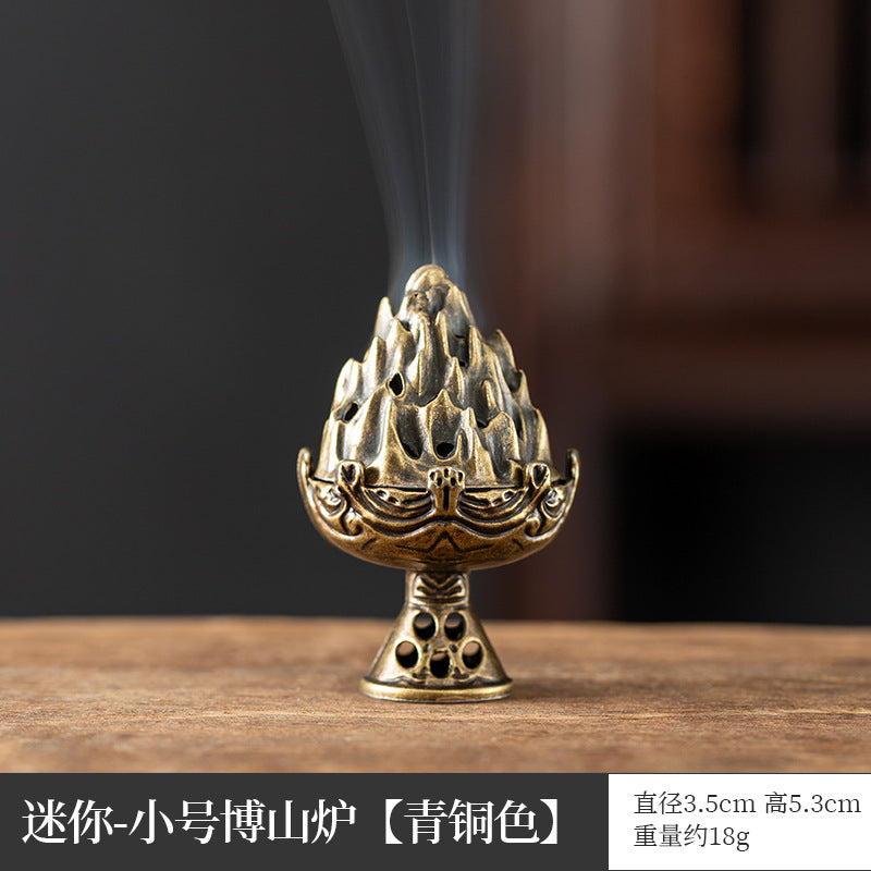 圣诞老人麋鹿香炉家用室内装饰摆件檀香盘香炉祥云小香炉工艺品香炉