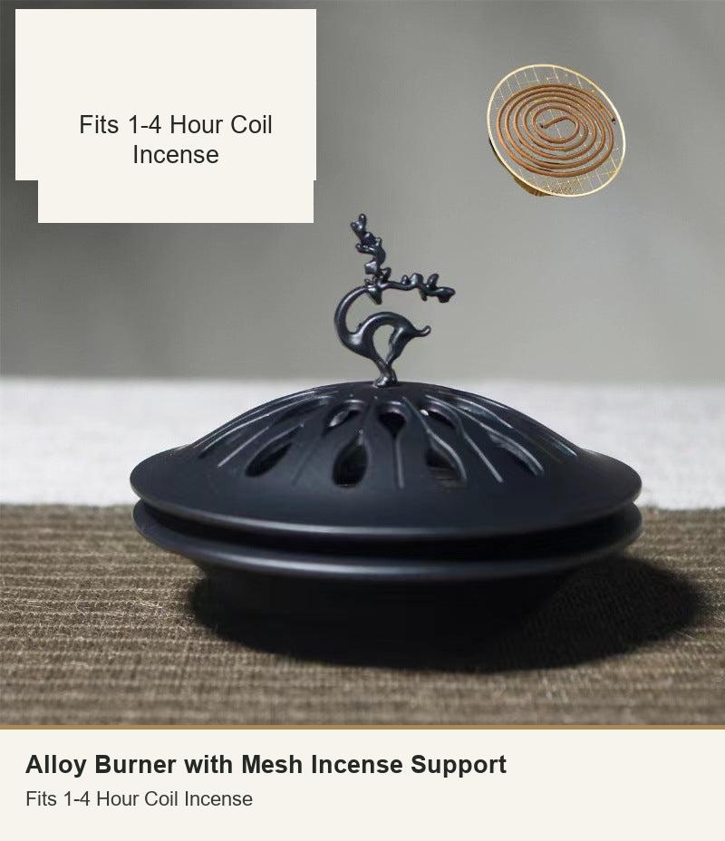 Alloy Burner with Mesh Incense Support