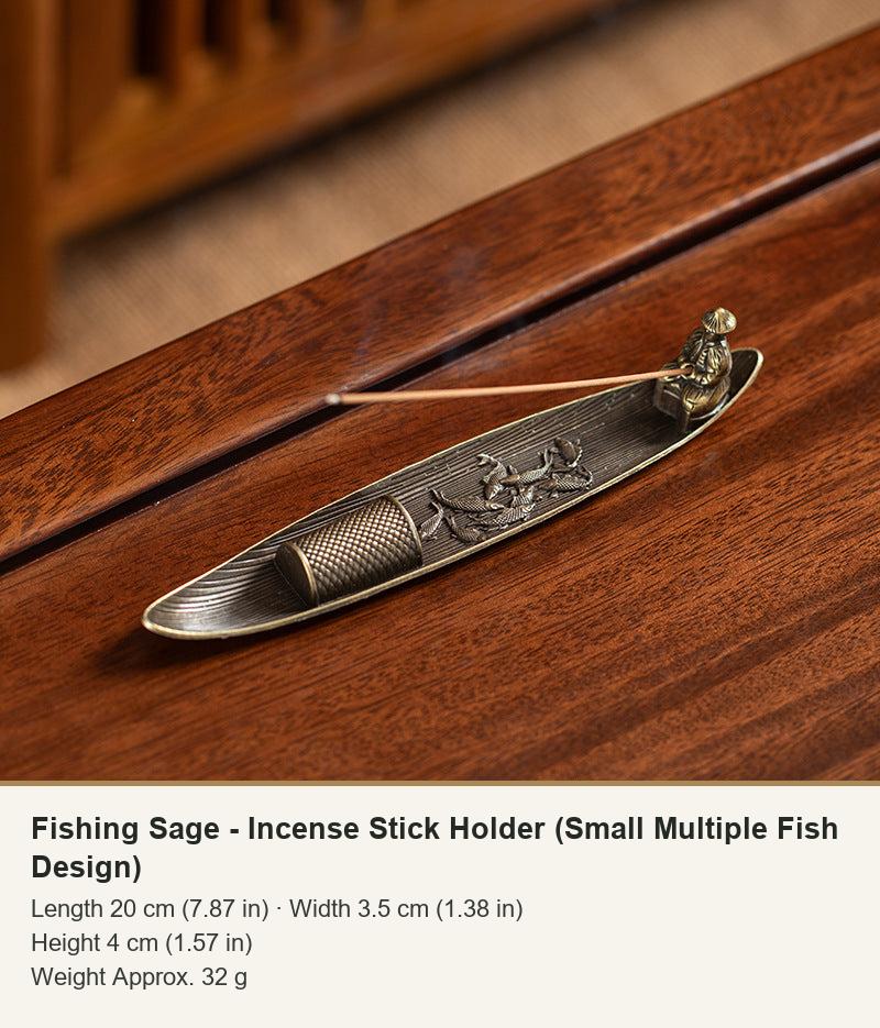 Fishing Sage - Incense Stick Holder (Small Multiple Fish Design)