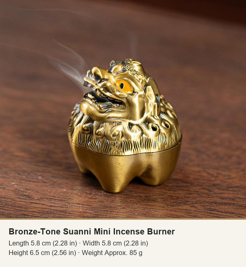 Bronze-Tone Suanni Mini Incense Burner
